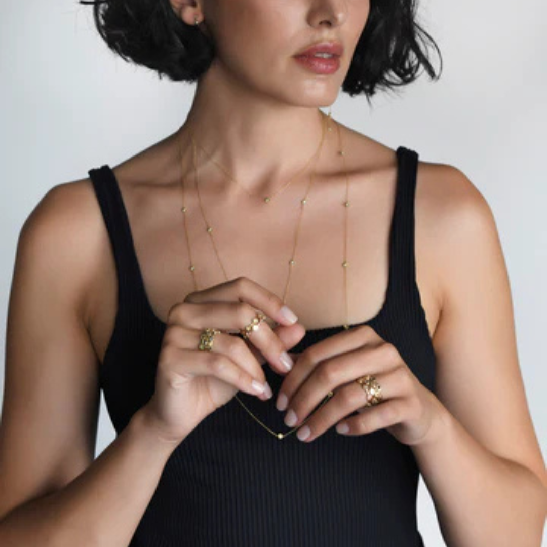 Necklace Mini Sun – Tsavorite