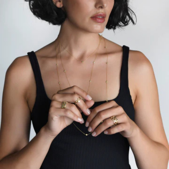 Necklace Mini Sun – Tsavorite