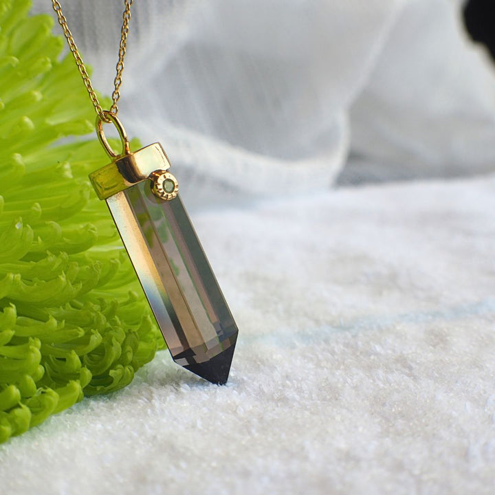 Collier Pendule Céleste Labradorite