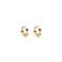 Gold & Rubies Mini Hoop Earring