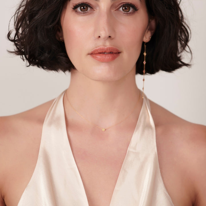 Mini Sun Diamond Necklace