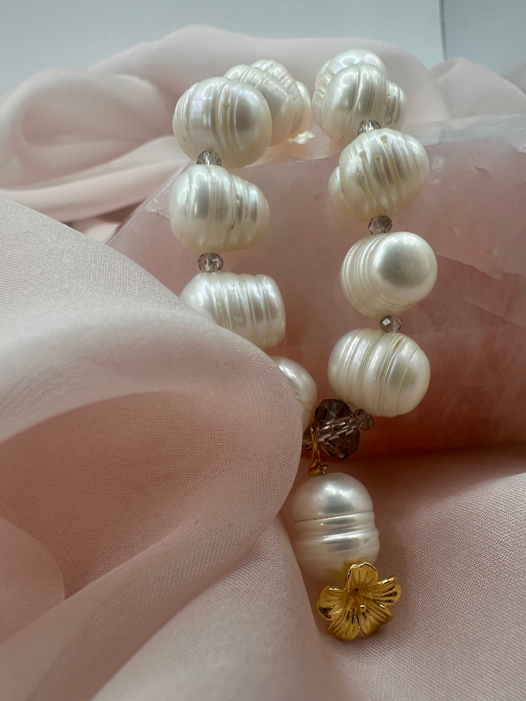 Pearls & Crystals Necklace