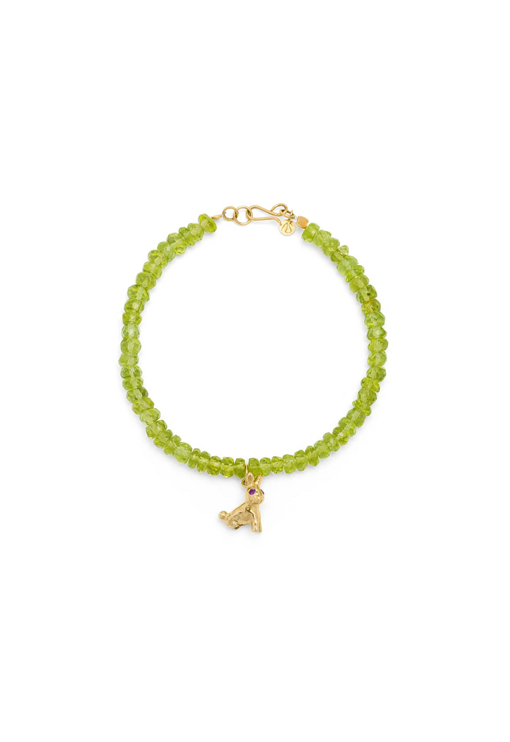 Pulsera Espíritu de Primavera – en Peridoto y Amatista