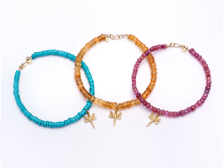 Bracelet Danse du Renouveau – Rubis 
