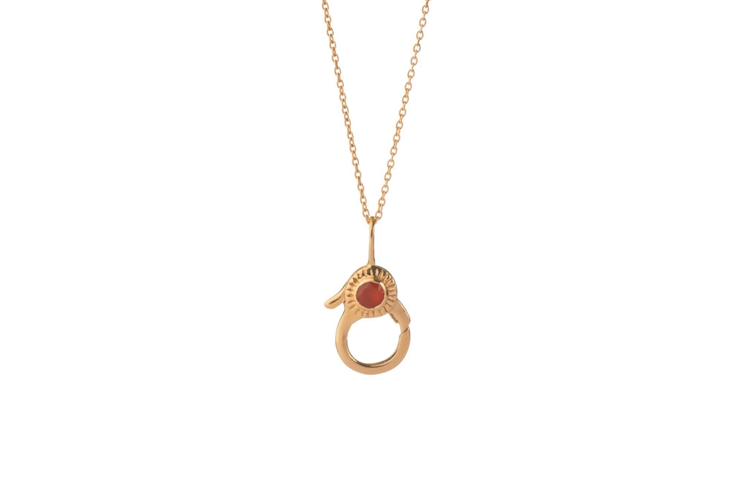 Necklace Ama Hook-Carnelian