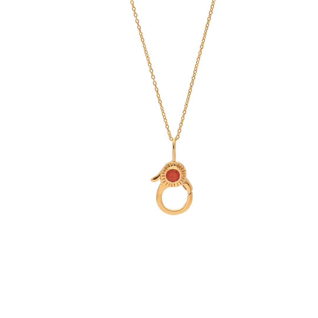 Necklace Ama Hook-Carnelian