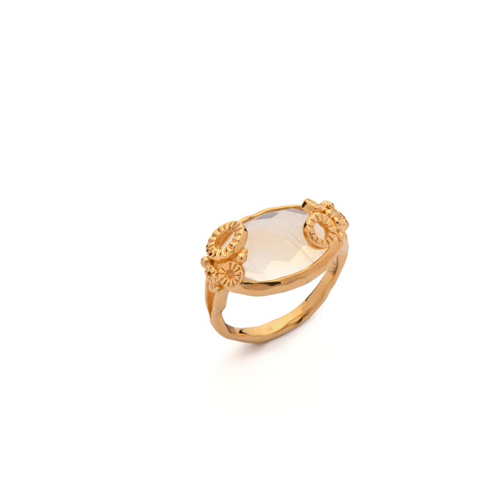 Ring SunFlora-Citrine