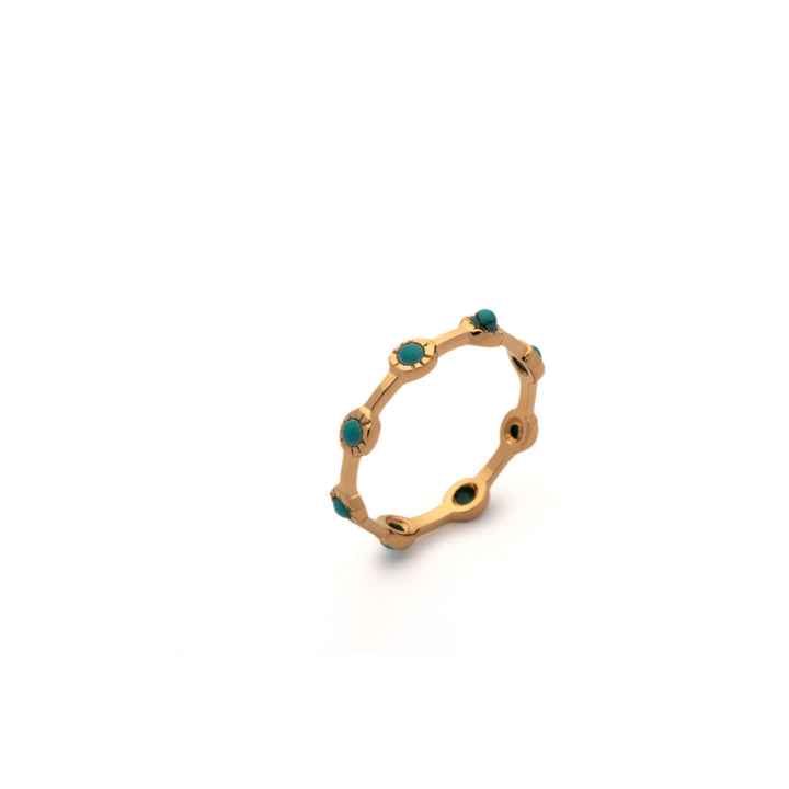 Ring Infinite Sun-Turquoise