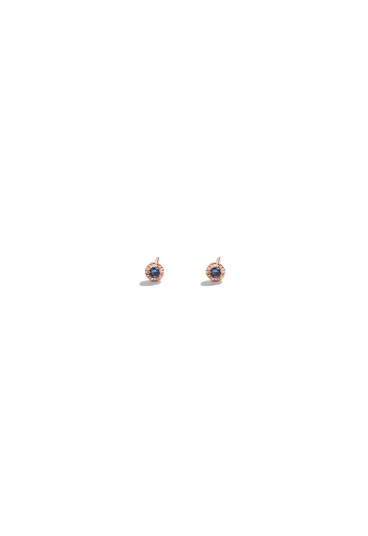 Pendientes Mini Sun – Zafiro 