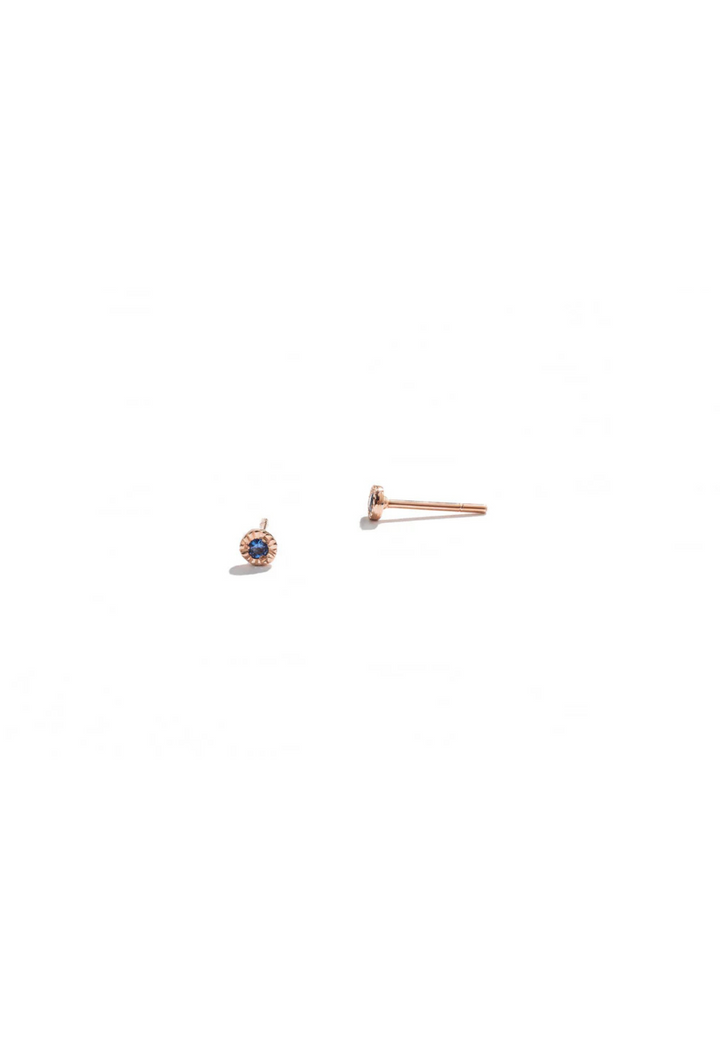 Pendientes Mini Sun – Zafiro 