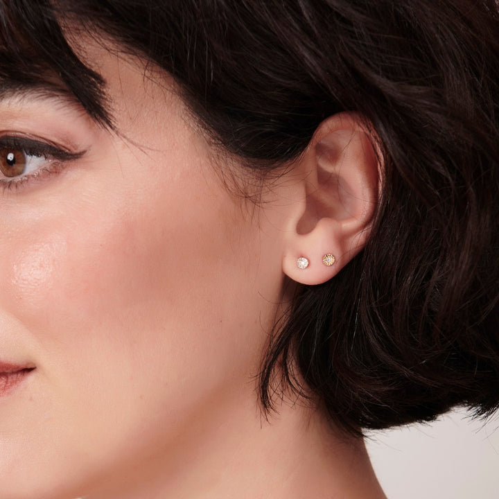Pendientes Mini Sun – Zafiro 
