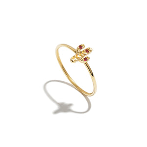 Gold & Rubies Princesita  Ring