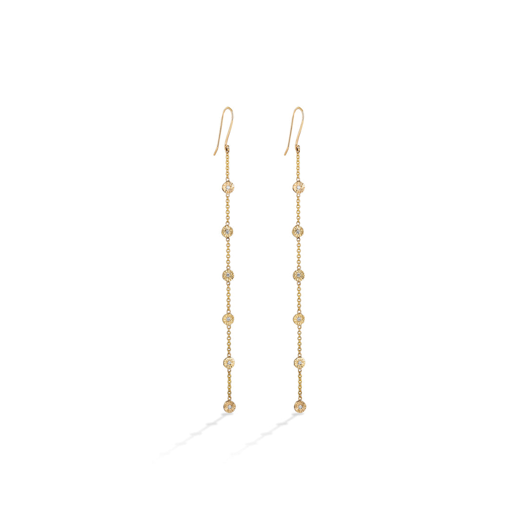 Boucle d'oreille Swing- Diamants