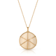 Gold Corne with White Diamonds Origin Necklace