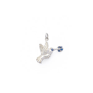 Silver & Sapphires Peace keeper Charm