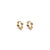 Gold & Diamonds Mini Hoop Earring