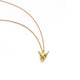 Gold & Emeralds Buffalo Necklace