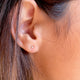 Silver Baby Ball Stud Earring