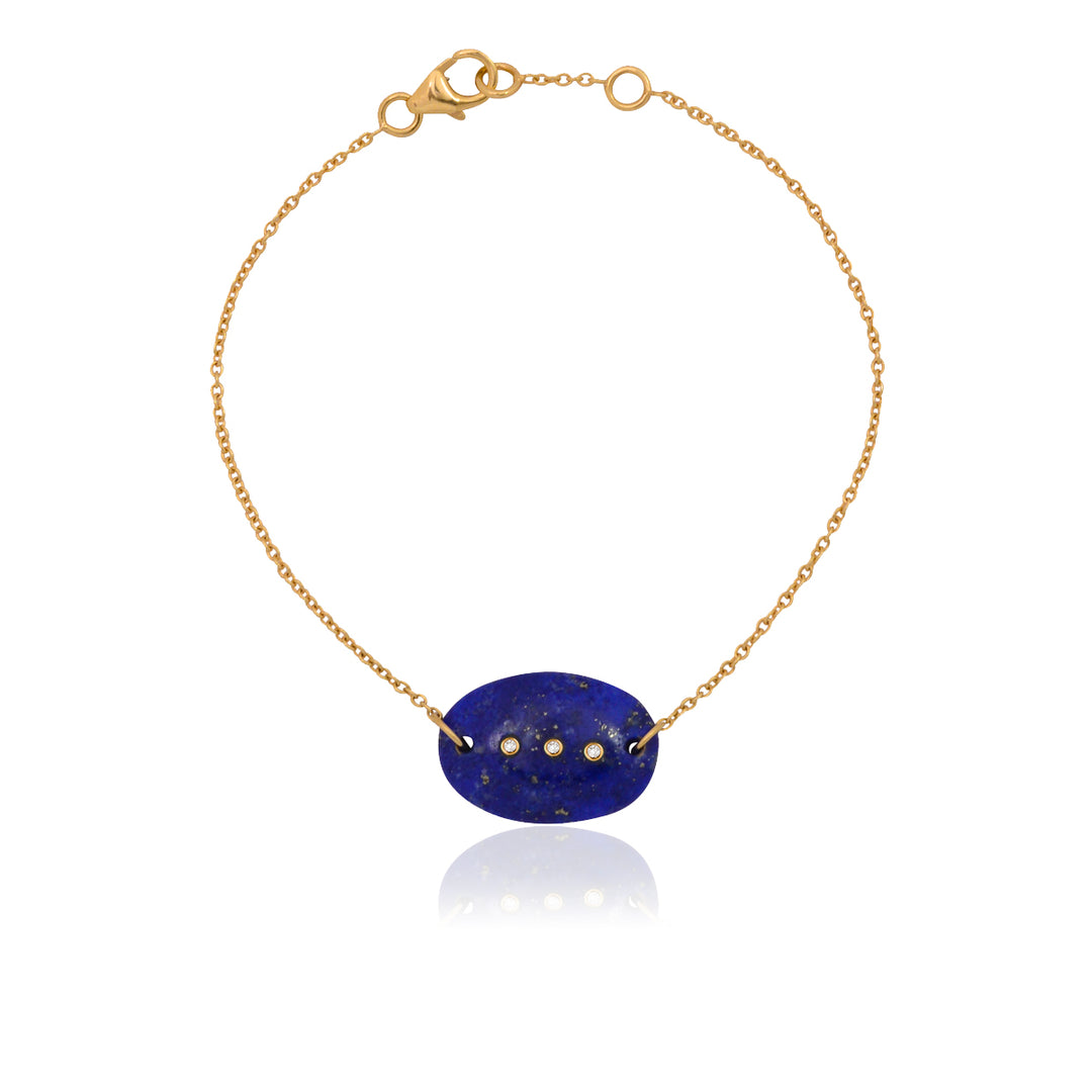 Pulsera Mystic Stone – Lapis lazuli y diamantes